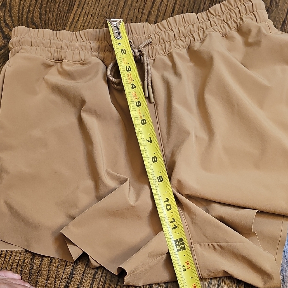 Athleta Tan Athletic Shorts - Picture 9 of 11